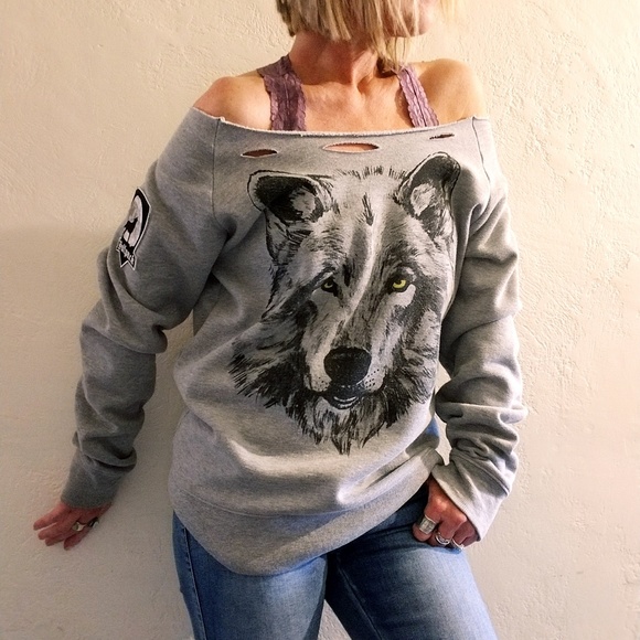 upcycle Tops - The Wolfpack upcycle